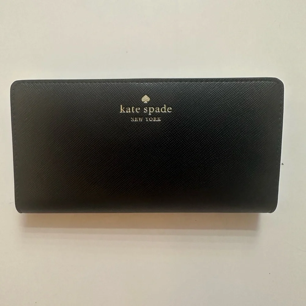 Black - Kate Spade ♠️ Madison Large Slimbfold Wallet